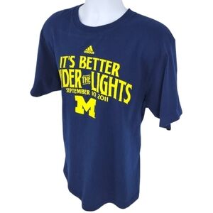 Adidas Men's Michigan Wolverine Football Better Under the Lights Size XL